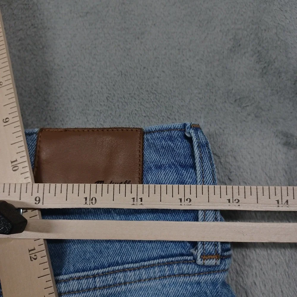 Madewell Jeans Womens 25 Blue Denim Perfect Vintage Crop‎ Distressed Preppy